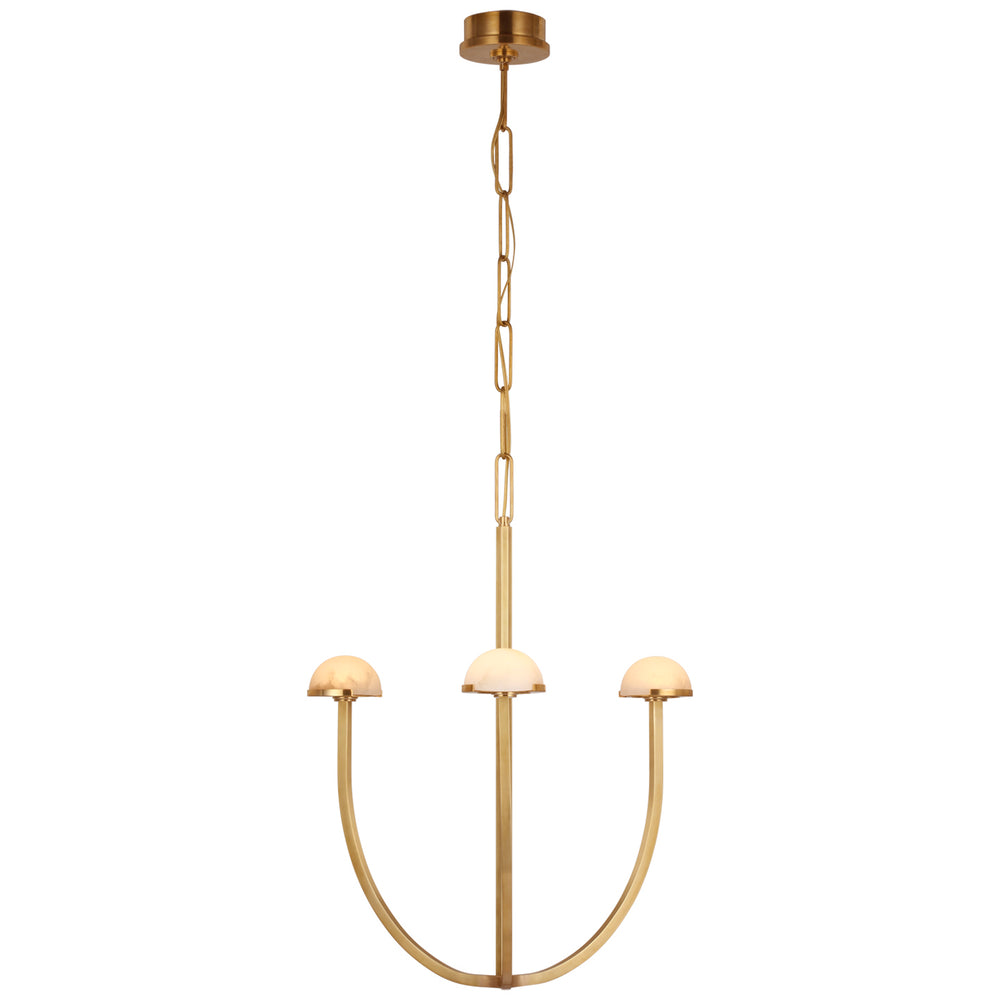 Visual Comfort Signature Canada - LED Chandelier - Pedra - Antique-Burnished Brass- Union Lighting Luminaires Decor