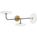 Visual Comfort Signature Canada - LED Wall Sconce - Calvino - Aged Iron and Hand-Rubbed Antique Brass- Union Lighting Luminaires Decor