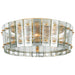 Visual Comfort Signature Canada - Three Light Flush Mount - Cadence - Hand-Rubbed Antique Brass- Union Lighting Luminaires Decor