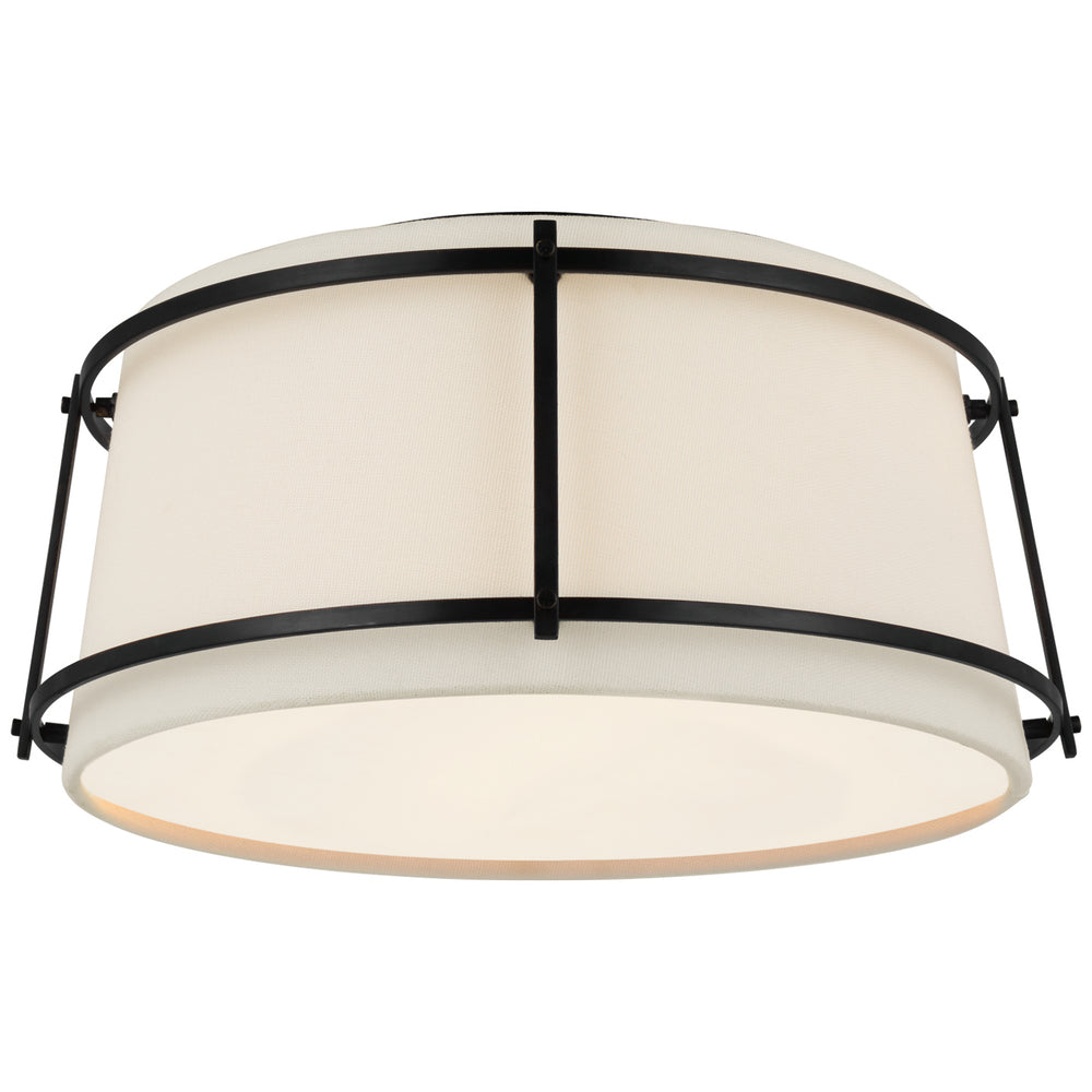 Visual Comfort Signature Canada - LED Flush Mount - Callaway - Bronze- Union Lighting Luminaires Decor