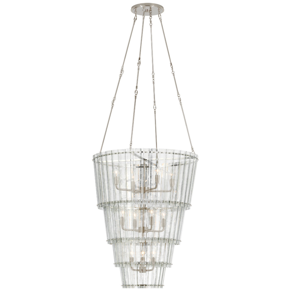 Visual Comfort Signature Canada - 12 Light Chandelier - Cadence - Polished Nickel- Union Lighting Luminaires Decor