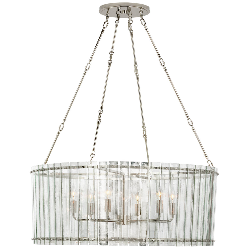Visual Comfort Signature Canada - Six Light Chandelier - Cadence - Polished Nickel- Union Lighting Luminaires Decor