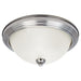 Generation Lighting Canada - One Light Flush Mount - Geary - Brushed Nickel- Union Lighting Luminaires Decor
