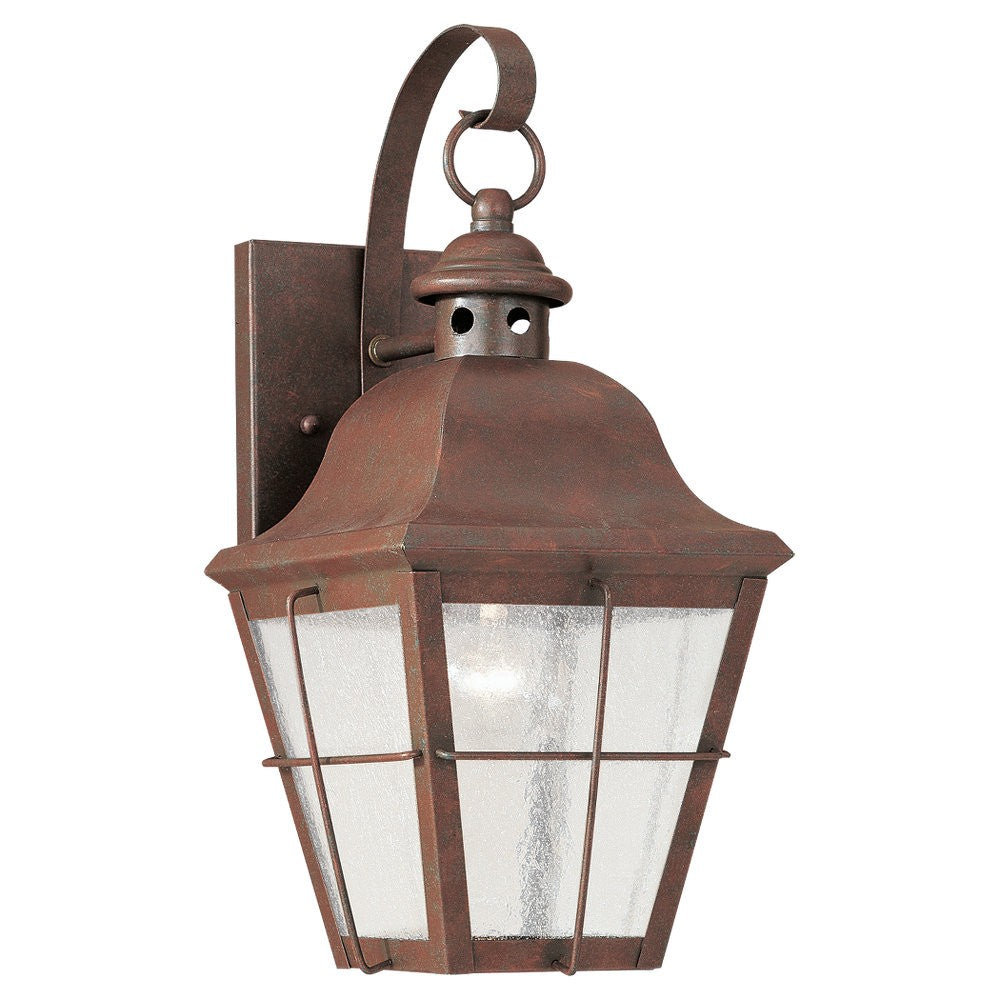 Generation Lighting Canada - One Light Outdoor Wall Lantern - Chatham - Weathered Copper- Union Lighting Luminaires Decor