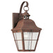 Generation Lighting Canada - One Light Outdoor Wall Lantern - Chatham - Weathered Copper- Union Lighting Luminaires Decor