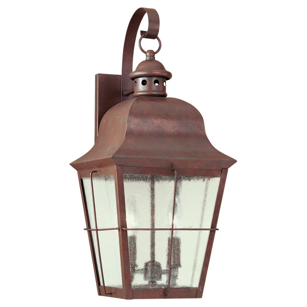 Generation Lighting Canada - Two Light Outdoor Wall Lantern - Chatham - Weathered Copper- Union Lighting Luminaires Decor