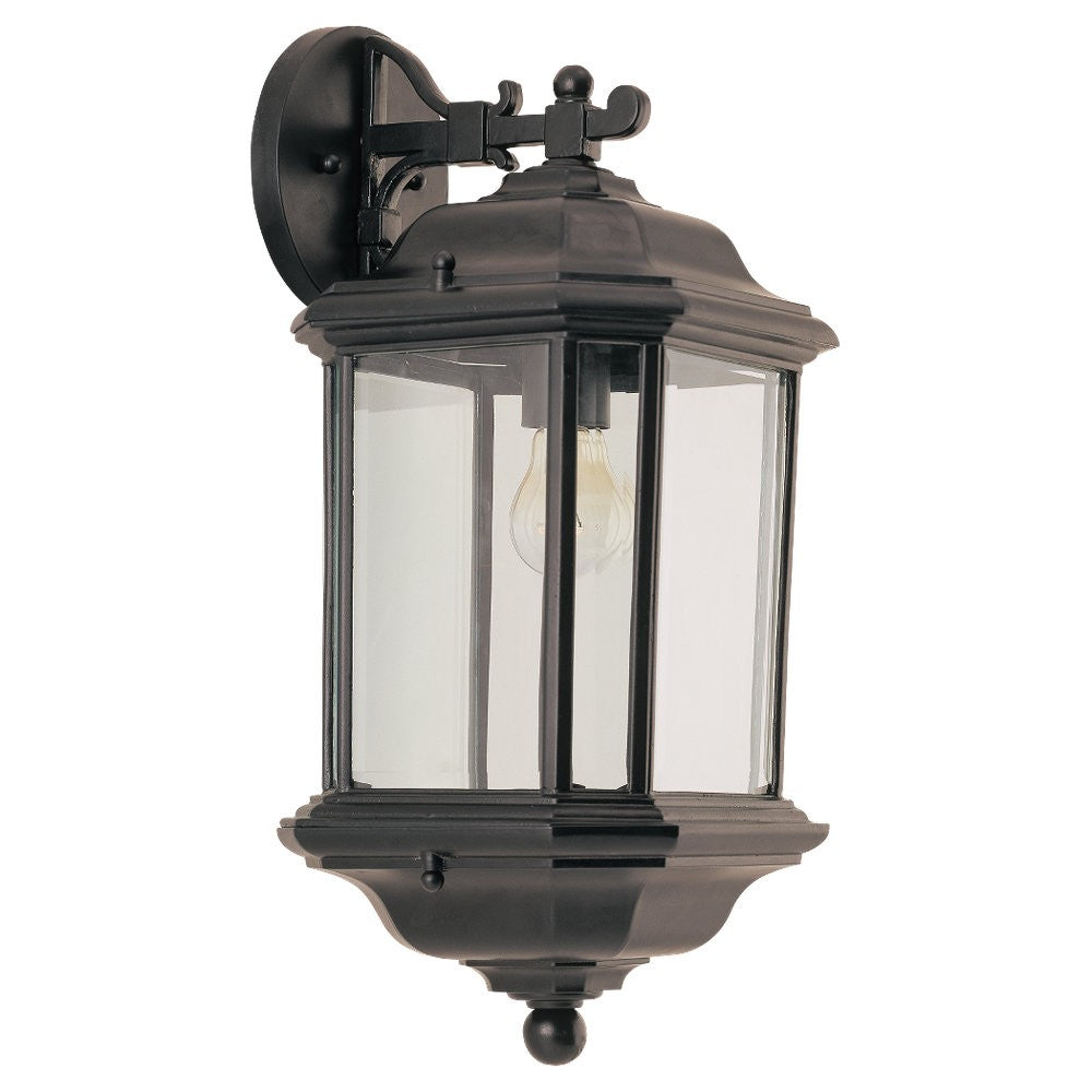 Generation Lighting Canada - One Light Outdoor Wall Lantern - Kent - Black- Union Lighting Luminaires Decor