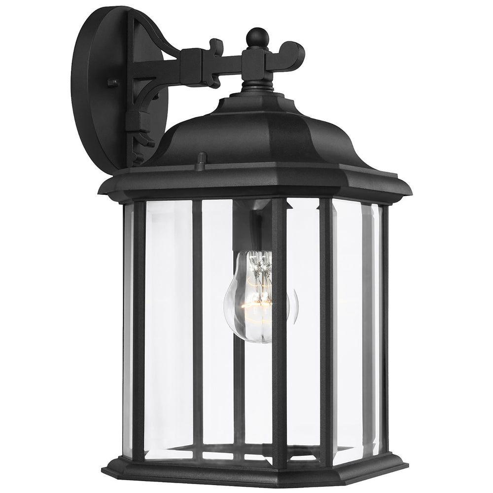 Generation Lighting Canada - One Light Outdoor Wall Lantern - Kent - Black- Union Lighting Luminaires Decor