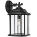 Generation Lighting Canada - One Light Outdoor Wall Lantern - Kent - Black- Union Lighting Luminaires Decor