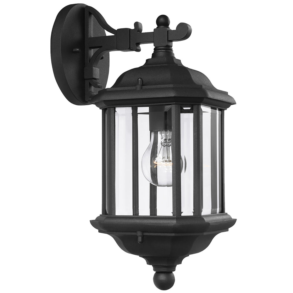 Generation Lighting Canada - One Light Outdoor Wall Lantern - Kent - Black- Union Lighting Luminaires Decor