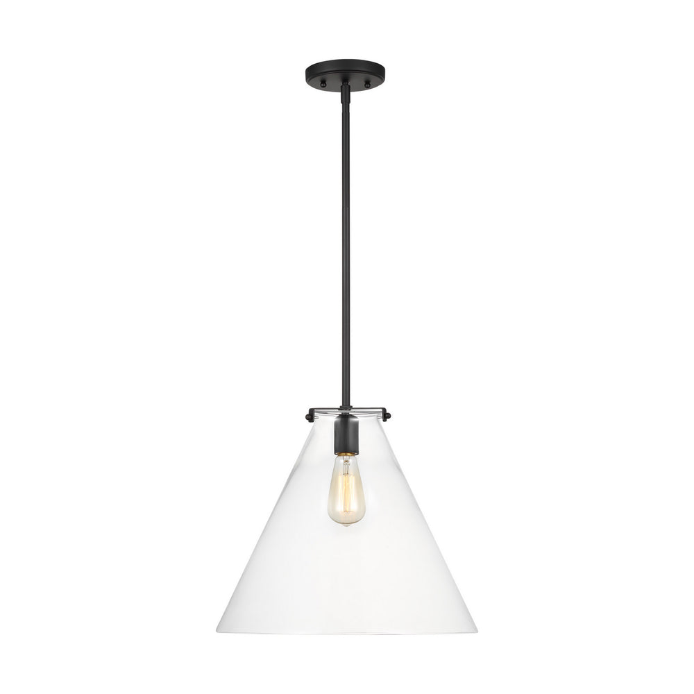 Visual Comfort Studio Canada - One Light Pendant - Kate - Midnight Black- Union Lighting Luminaires Decor