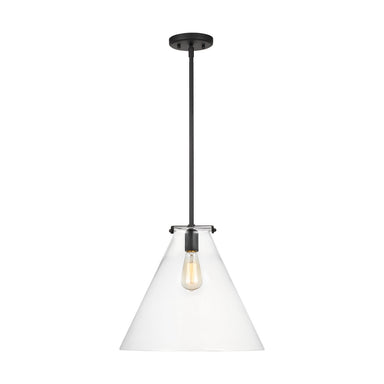 Visual Comfort Studio Canada - One Light Pendant - Kate - Midnight Black- Union Lighting Luminaires Decor
