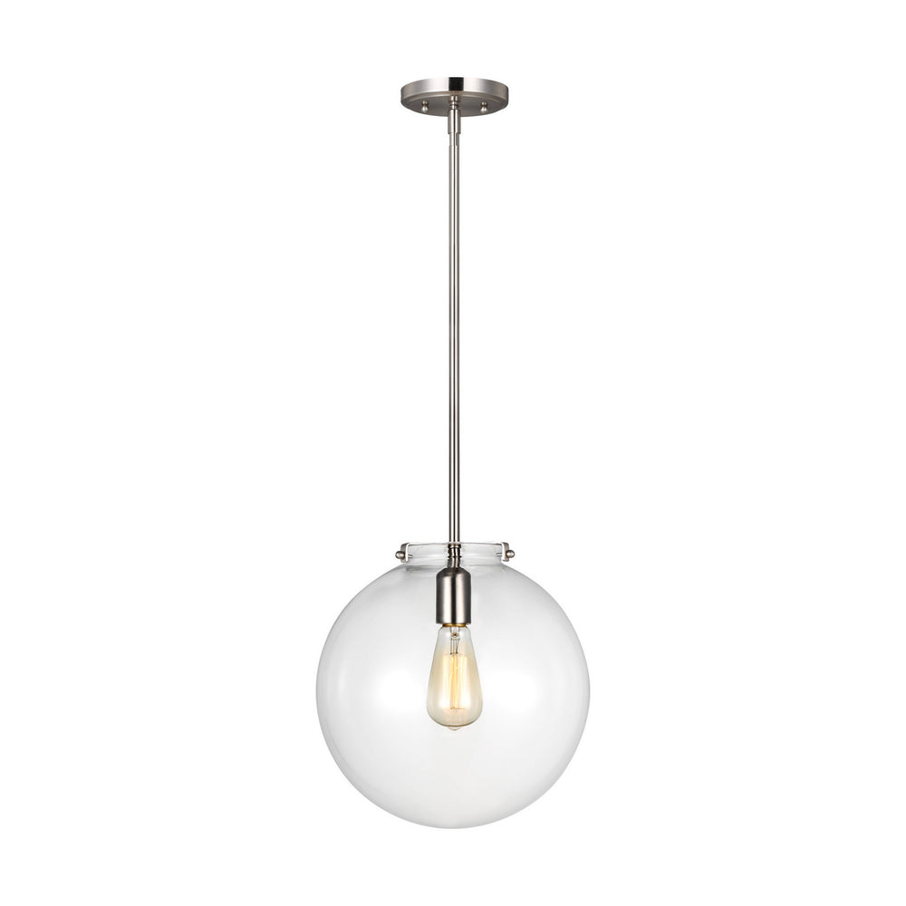 Visual Comfort Studio Canada - One Light Pendant - Kate - Brushed Nickel- Union Lighting Luminaires Decor