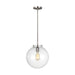 Visual Comfort Studio Canada - One Light Pendant - Kate - Brushed Nickel- Union Lighting Luminaires Decor