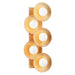 Corbett Lighting Canada - LED Wall Sconce - Emerald - Vintage Gold Leaf- Union Lighting Luminaires Decor
