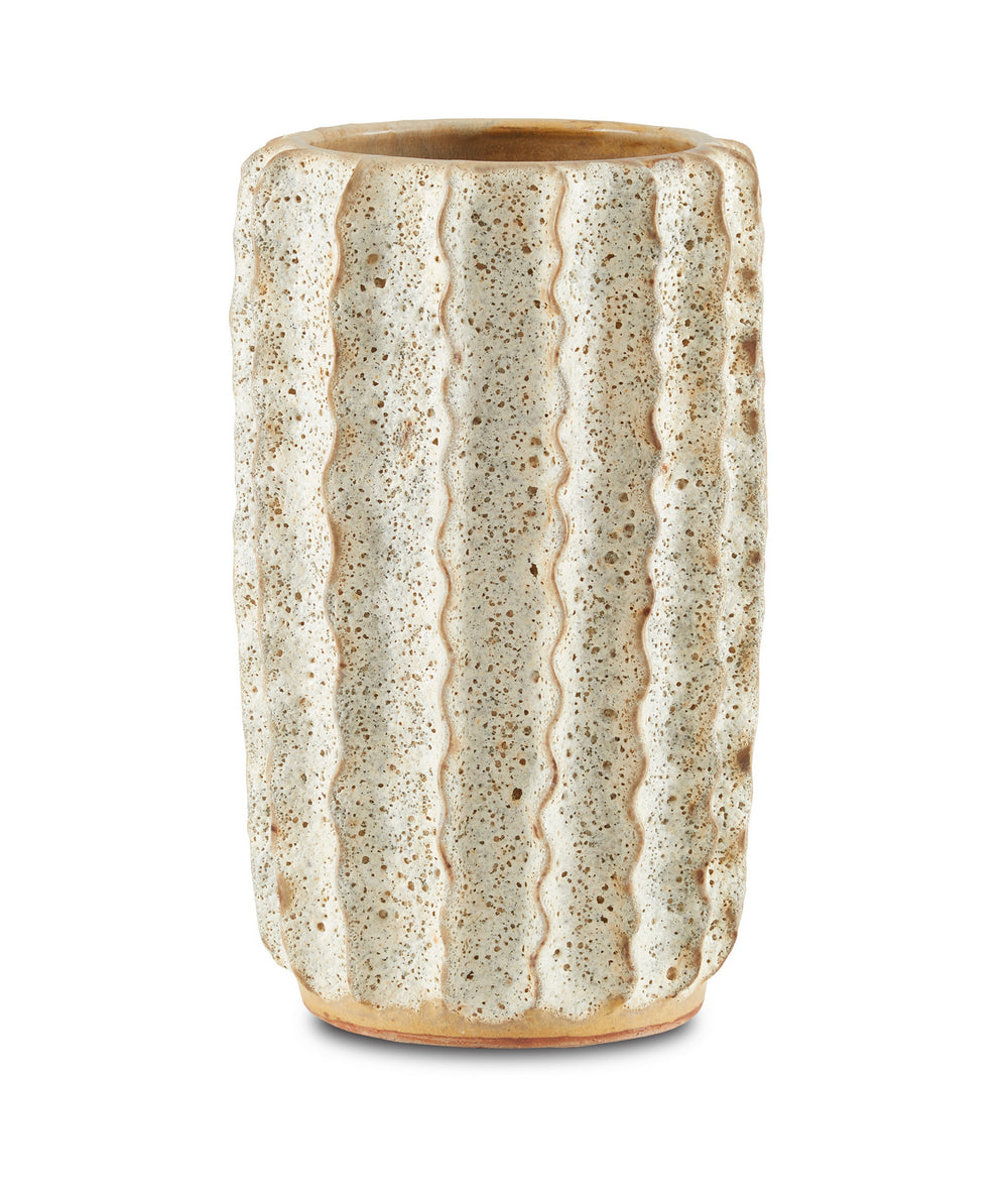 Currey and Company - Vase - Sunken Boat Collection - Moss White- Union Lighting Luminaires Decor