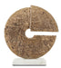 Currey and Company - Disc - Daman - Aged Brass/White- Union Lighting Luminaires Decor