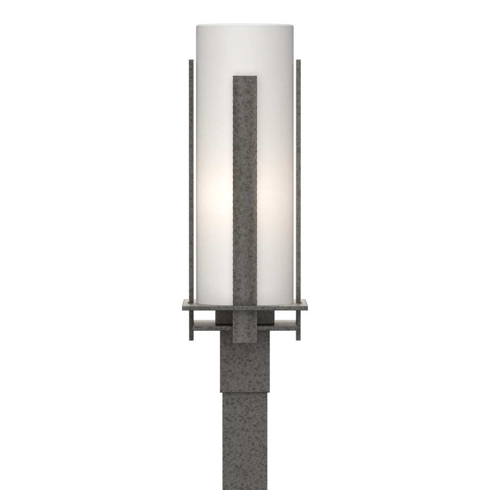 Hubbardton Forge - One Light Outdoor Post Mount - Vertical Bar - Coastal Natural Iron- Union Lighting Luminaires Decor