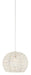 Currey and Company - One Light Pendant - Piero - Sugar White- Union Lighting Luminaires Decor