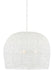 Currey and Company - Three Light Chandelier - Piero - White- Union Lighting Luminaires Decor