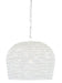 Currey and Company - One Light Chandelier - Piero - White- Union Lighting Luminaires Decor