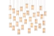 Currey and Company - 30 Light Pendant - Escenia Collection - Frosted White- Union Lighting Luminaires Decor
