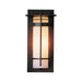 Hubbardton Forge - One Light Outdoor Wall Sconce - Banded - Coastal Natural Iron- Union Lighting Luminaires Decor