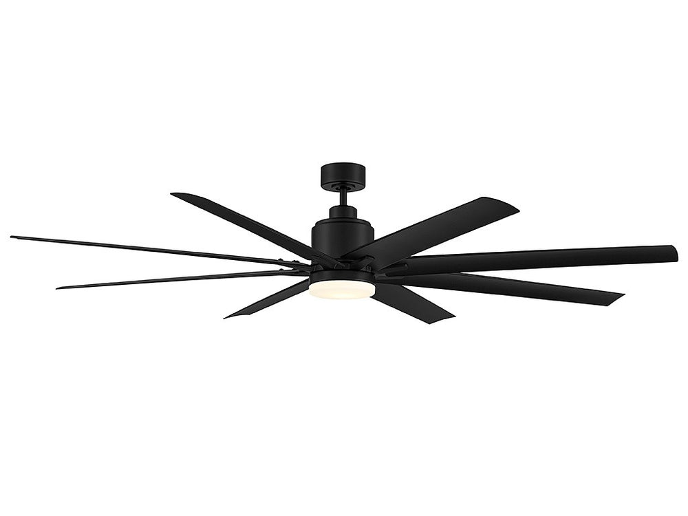 Meridian - 72" Outdoor Ceiling Fan - Bluffton - Matte Black- Union Lighting Luminaires Decor