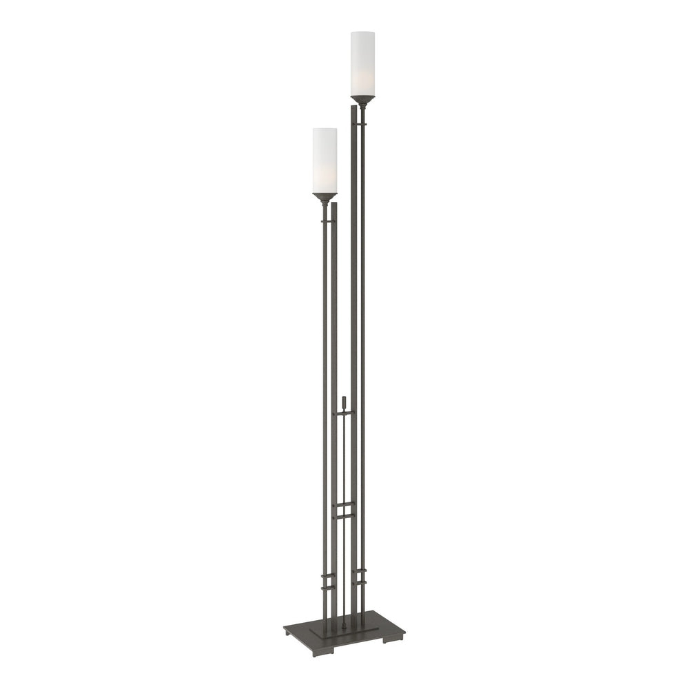 Hubbardton Forge - Two Light Floor Lamp - Metra - Dark Smoke- Union Lighting Luminaires Decor