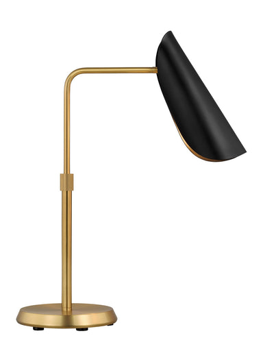 Visual Comfort Studio Canada - One Light Table Lamp - Tresa - Midnight Black and Burnished Brass- Union Lighting Luminaires Decor