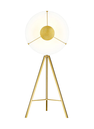 Visual Comfort Studio Canada - LED Floor Lamp - Ultra Light - Burnished Brass- Union Lighting Luminaires Decor