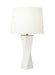 Visual Comfort Studio Canada - One Light Table Lamp - Lagos - White Leather- Union Lighting Luminaires Decor