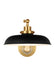 Visual Comfort Studio Canada - One Light Wall Sconce - Wellfleet - Midnight Black and Burnished Brass- Union Lighting Luminaires Decor