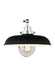 Visual Comfort Studio Canada - One Light Wall Sconce - Wellfleet - Midnight Black and Polished Nickel- Union Lighting Luminaires Decor