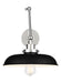 Visual Comfort Studio Canada - One Light Wall Sconce - Wellfleet - Midnight Black and Polished Nickel- Union Lighting Luminaires Decor