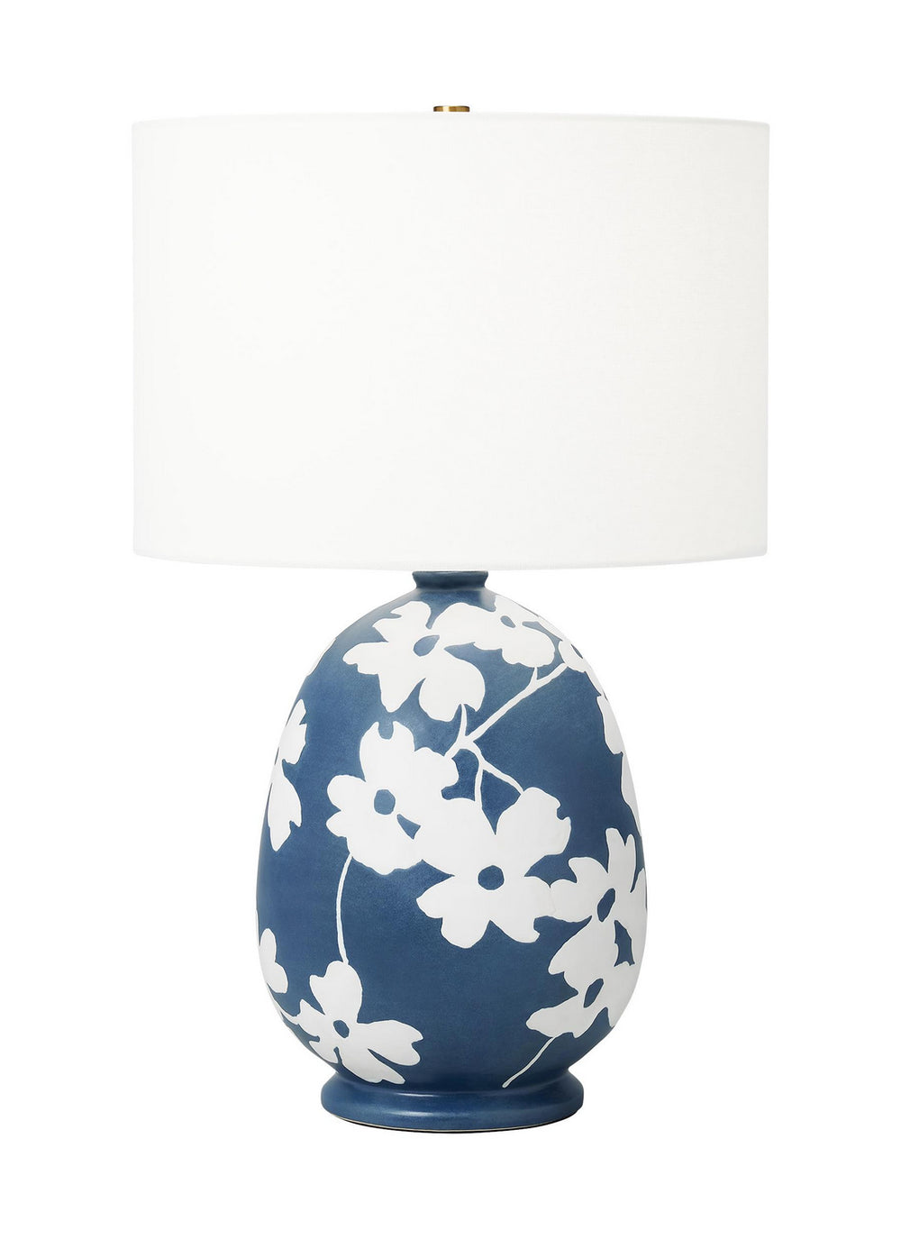 Visual Comfort Studio Canada - One Light Table Lamp - Lila - Semi Matte Navy Blue- Union Lighting Luminaires Decor