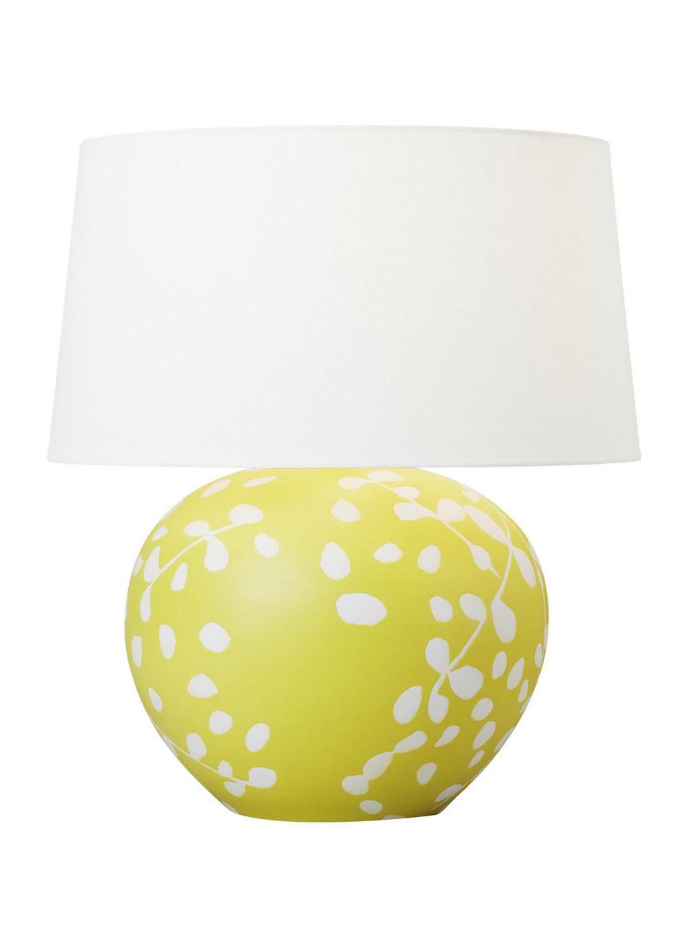 Visual Comfort Studio Canada - One Light Table Lamp - Nan - Semi Matte Citron- Union Lighting Luminaires Decor