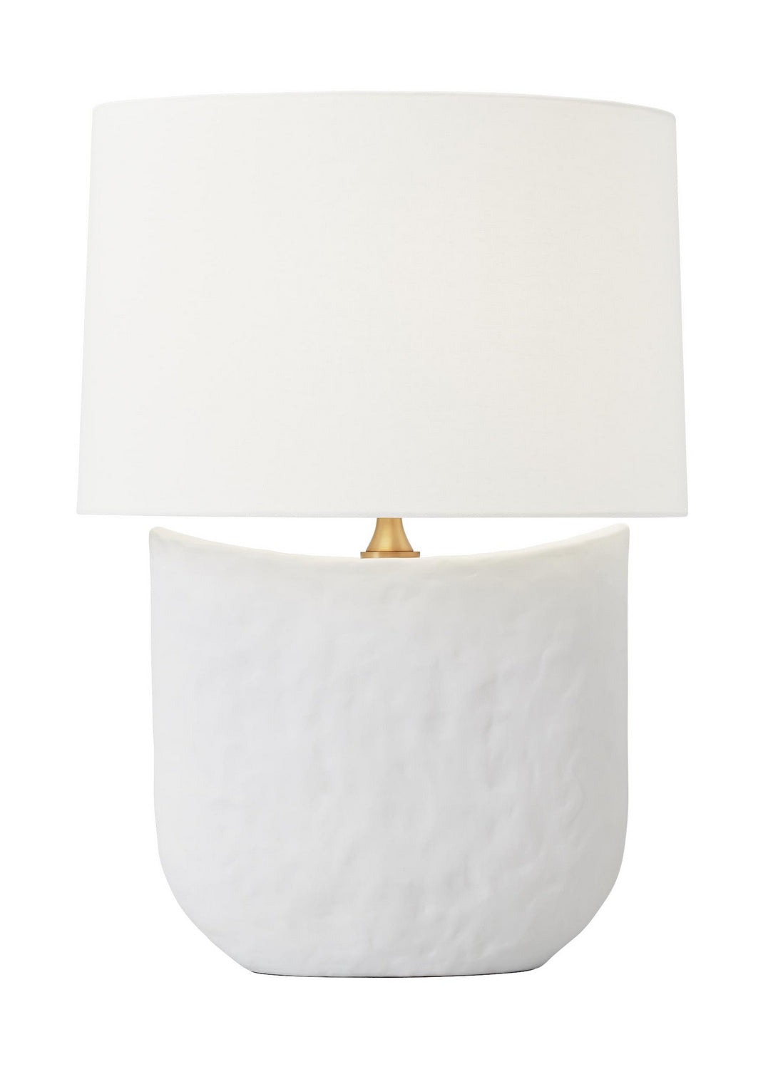 Visual Comfort Studio Canada - One Light Table Lamp - Cenotes - Matte White Ceramic- Union Lighting Luminaires Decor