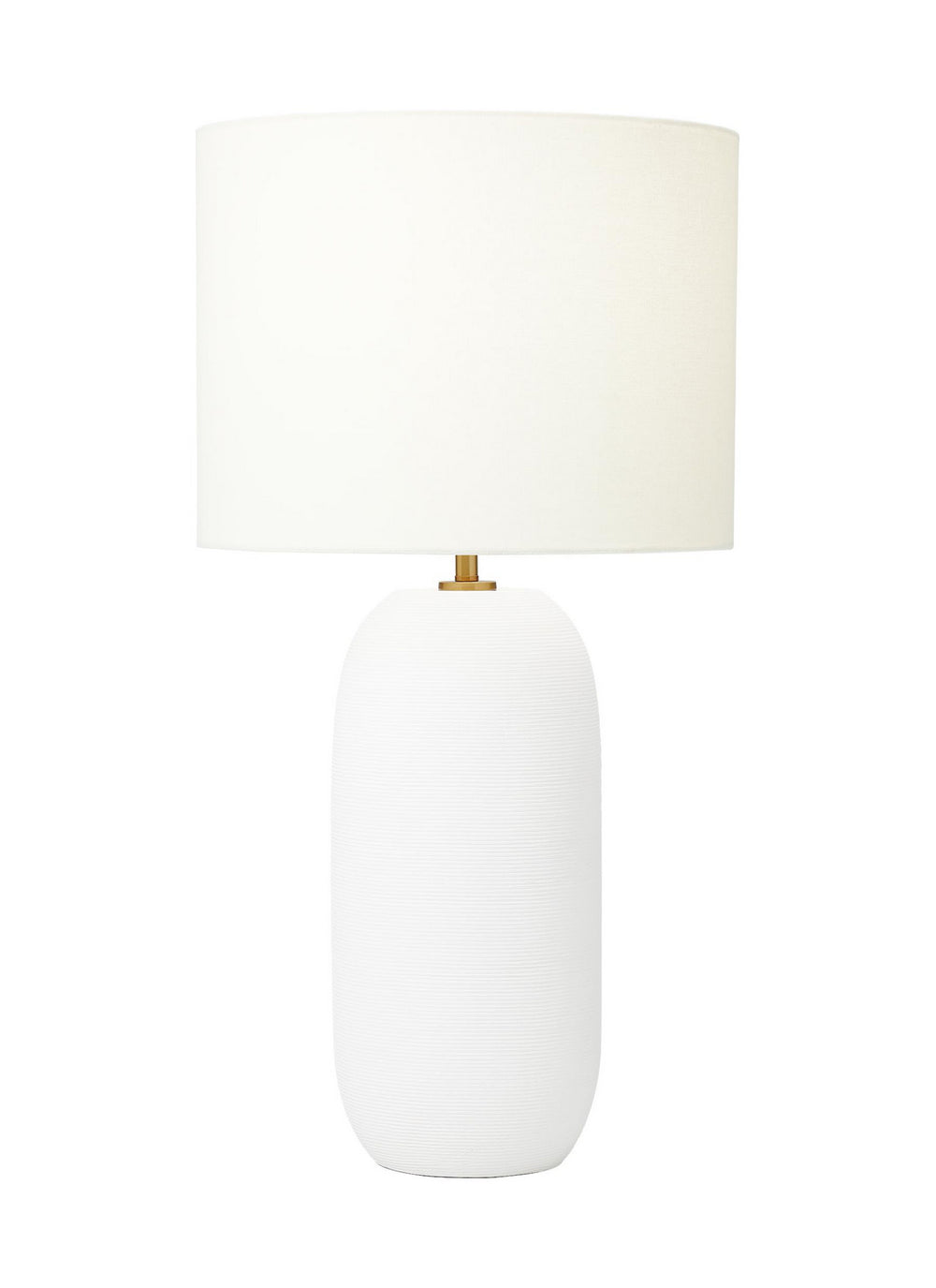 Visual Comfort Studio Canada - One Light Table Lamp - Fanny - Matte White Ceramic- Union Lighting Luminaires Decor