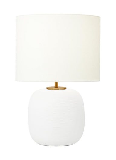 Visual Comfort Studio Canada - One Light Table Lamp - Fanny - Matte White Ceramic- Union Lighting Luminaires Decor