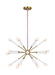 Visual Comfort Studio Canada - 18 Light Chandelier - Monroe - Burnished Brass- Union Lighting Luminaires Decor