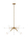 Visual Comfort Studio Canada - 12 Light Chandelier - Monroe - Burnished Brass- Union Lighting Luminaires Decor