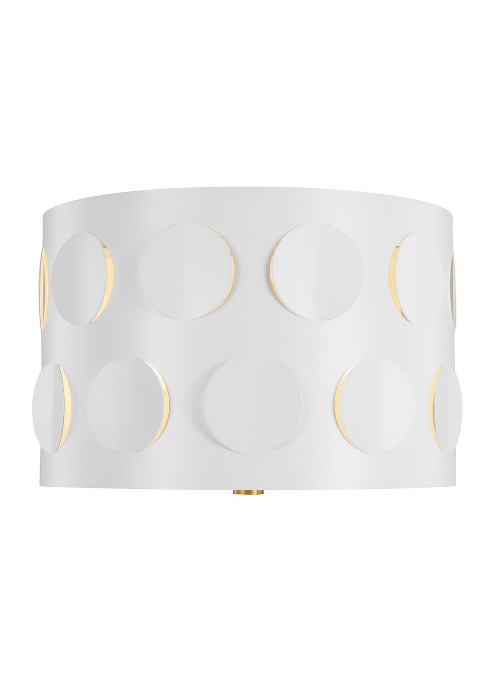 Visual Comfort Studio Canada - Two Light Flush Mount - Dottie - Burnished Brass- Union Lighting Luminaires Decor