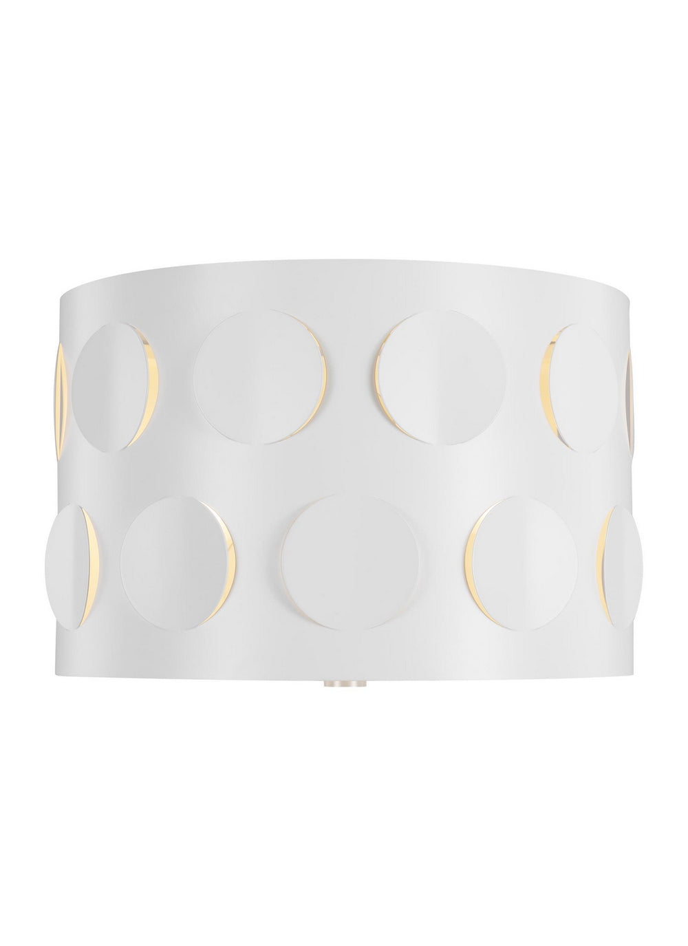 Visual Comfort Studio Canada - Two Light Flush Mount - Dottie - Polished Nickel- Union Lighting Luminaires Decor
