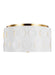 Visual Comfort Studio Canada - Three Light Flush Mount - Dottie - Burnished Brass- Union Lighting Luminaires Decor