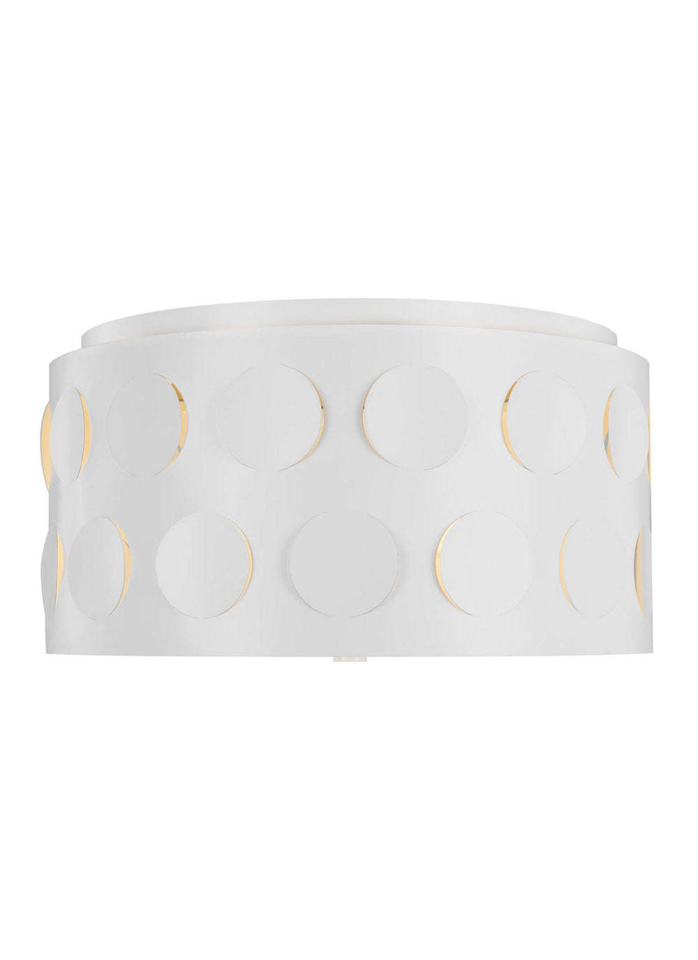 Visual Comfort Studio Canada - Three Light Flush Mount - Dottie - Matte White- Union Lighting Luminaires Decor