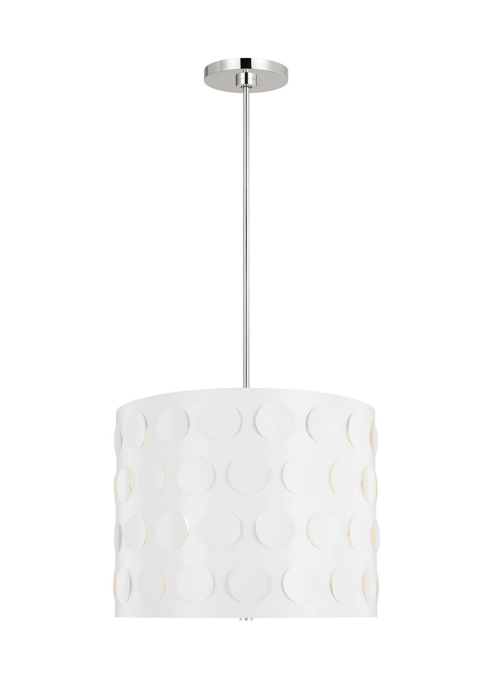 Visual Comfort Studio Canada - Three Light Pendant - Dottie - Polished Nickel- Union Lighting Luminaires Decor