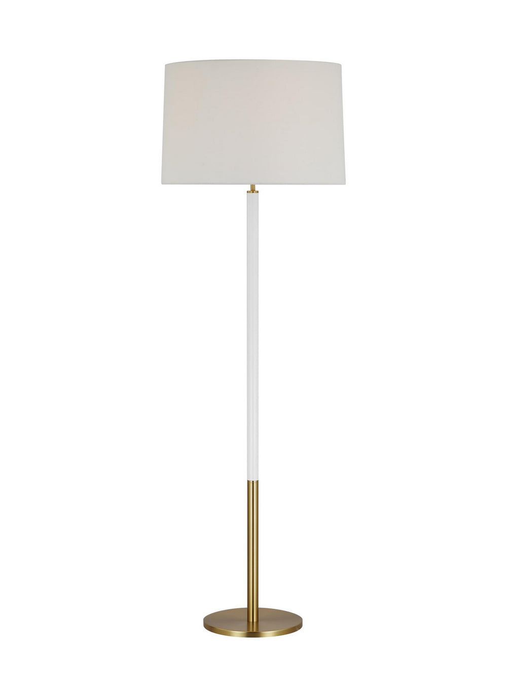 Visual Comfort Studio Canada - One Light Floor Lamp - Monroe - Burnished Brass- Union Lighting Luminaires Decor