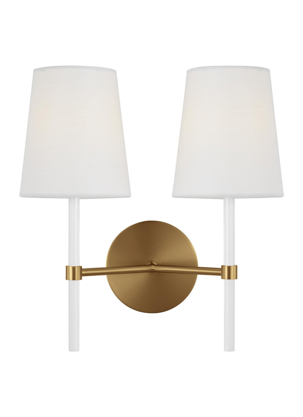 Visual Comfort Studio Canada - Two Light Wall Sconce - Monroe - Burnished Brass- Union Lighting Luminaires Decor