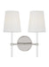 Visual Comfort Studio Canada - Two Light Wall Sconce - Monroe - Polished Nickel- Union Lighting Luminaires Decor